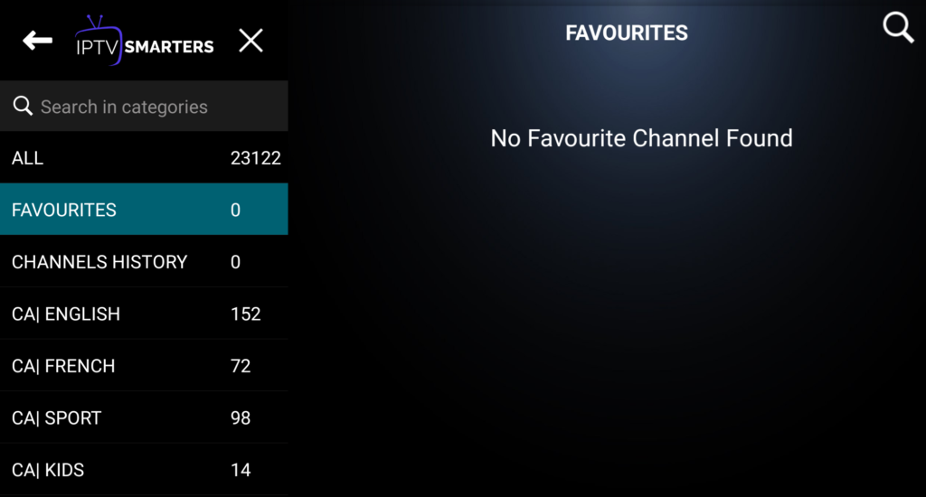 the channels of OTT Ocean IPTV