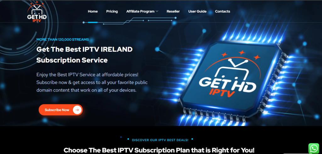 the official website of GetHDIPTV