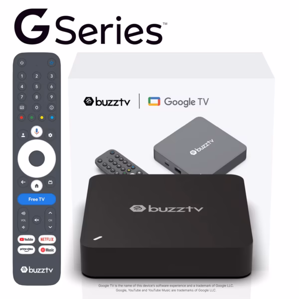 BuzzTV G-Series Review: Google TV Set Top Box for IPTV in 2026 | IPTV Ranking BuzzTV G-Series Set Top Box | Google TV